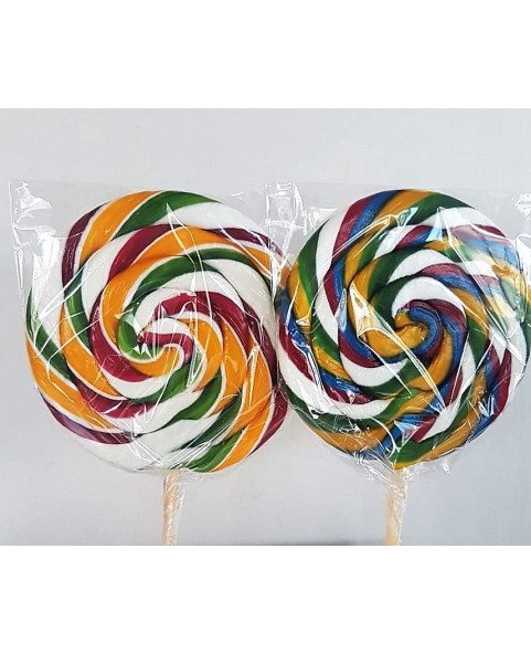 lecca lecca, lecca spirale, lecca grandi, samba, lollipop maxi, dolciumi eventi, candy bar, lecca formato maxi
