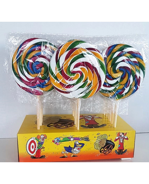 lecca lecca, lecca spirale, lecca grandi, samba, lollipop maxi, dolciumi eventi, candy bar, lecca formato maxi