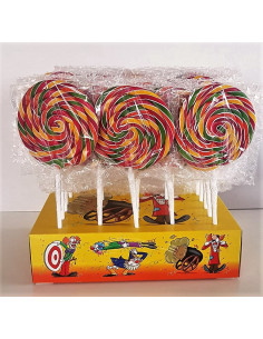 lecca lecca, lecca spirale, lecca grandi, lollipop, dolciumi colorati, caramelle feste, candy bar, lecca formato maxi