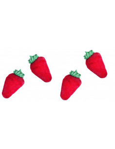 ROSSINI Sfragoloni-spumone, zucchero-duro-fragola, lecca-25g, incartati-singolarmente, dolciumi-feste