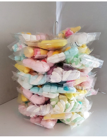 TREZZA IL CARAMELLAIO-ingrosso-alberelli-marshmallow,marshmallow-gustimisti,dolci-morbidi,feste-eventi,colorati-alberelli,