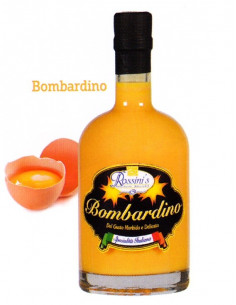 CT  Nr  6 CREME BOMBARDINO 50 cl,crema-bombardino, liquore-bombardino, rossinis, bottiglia-50cl, made-in-italy, crema-liquore,