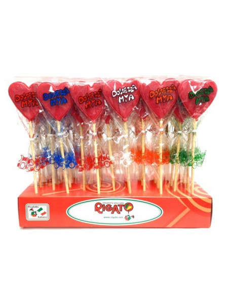 ROSSINI S-ingrosso-Linea Banco Lecca e Gadget,lecca-baby,cuore-rigato,lecca-lecca,candies-cuore,caramelle-sfuse,lecca-dolce