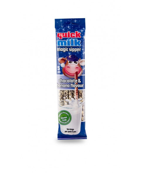 choco banana latte, cannucce cioccolato banana, snack latte goloso, blister snack dolci, gadget latte bambin