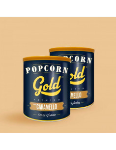 PZ 24 POPCORN GOLD PREMIUM - CARAMELLO GR 60,popcorn, caramello, gold, premium, snack, funfood, 60g, 36pz 2