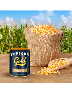 PZ 24 POPCORN GOLD PREMIUM - CARAMELLO GR 60,popcorn, caramello, gold, premium, snack, funfood, 60g, 36pz