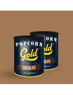 PZ 36 POPCORN GOLD PREMIUM - CIOCOLATO GR 60,popcorn, cioccolato, gold, premium, snack, funfood, 60g, 36pz 2