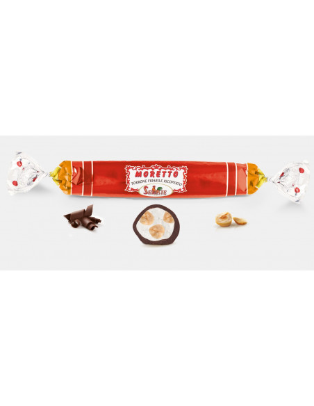 MORETTO FARCITO 500,moretto-farcito,sebaste,cioccolato-fondente,nocciola,dolci-sfusi,candy-gourmet