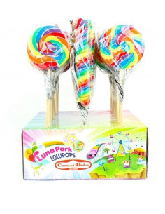 LECCA LOLLIPOP ARCOBALENO PZ 30 GR 25,lecca, lollipop, arcobaleno, frutta, colori, dolci, candy, festa