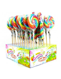 LECCA LOLLIPOP ARCOBALENO PZ 30 GR 25,lecca, lollipop, arcobaleno, frutta, colori, dolci, candy, festa 2