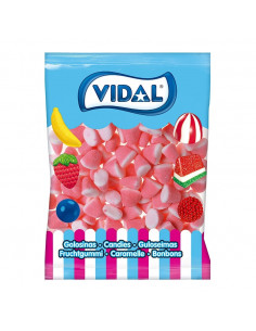 Vidal strawberry and cream gummy cones with a soft texture and delicious fruity-creamy flavour. 2