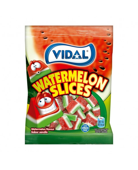 ANGURIA VIDAL KG 1, anguria, vidal, caramelle, gommose, zuccherate, fette, dolci, rinfrescanti