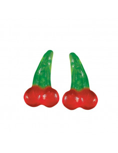 Vidal gummy cherries with delicious cherry flavour – 250 pieces, 1.375 kg, ideal for bulk candy displays and resale.
