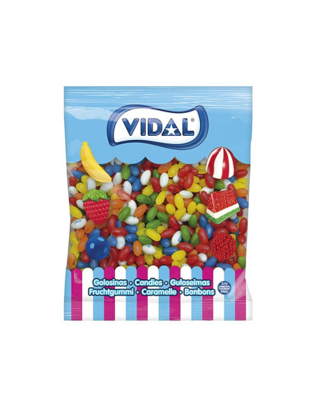 JELLY BEANS GLASFRUIT VIDAL KG.2,jelly, beans, glasfruit, caramelle, vidal, frutta, colorate, dolci