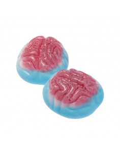 Vidal brain-shaped gummy candies with a soft strawberry and raspberry flavoured filling – 1 kg bulk pack. 2