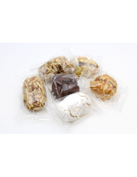Esp. biscotti assortiti Kg 1, Pz 24 circa, biscotti, mandorla, espositore, dolce, pasta, snack, kg1, vassoio