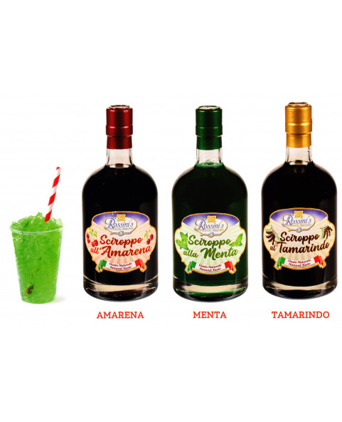 CT. N ° 6 MINT, CHERRY, TAMARIND SYRUPS 50 cl