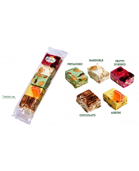 soft-nougat-bites,rossinis-gift-box,italian-nougat,assorted-nougat,gourmet-sweets,200g-nougat