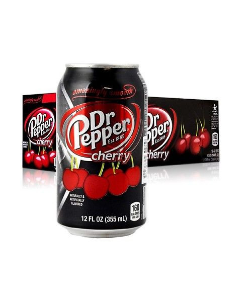 Dr. Pepper cherry cola drink ml. 330 CM 12.5 x 6.5